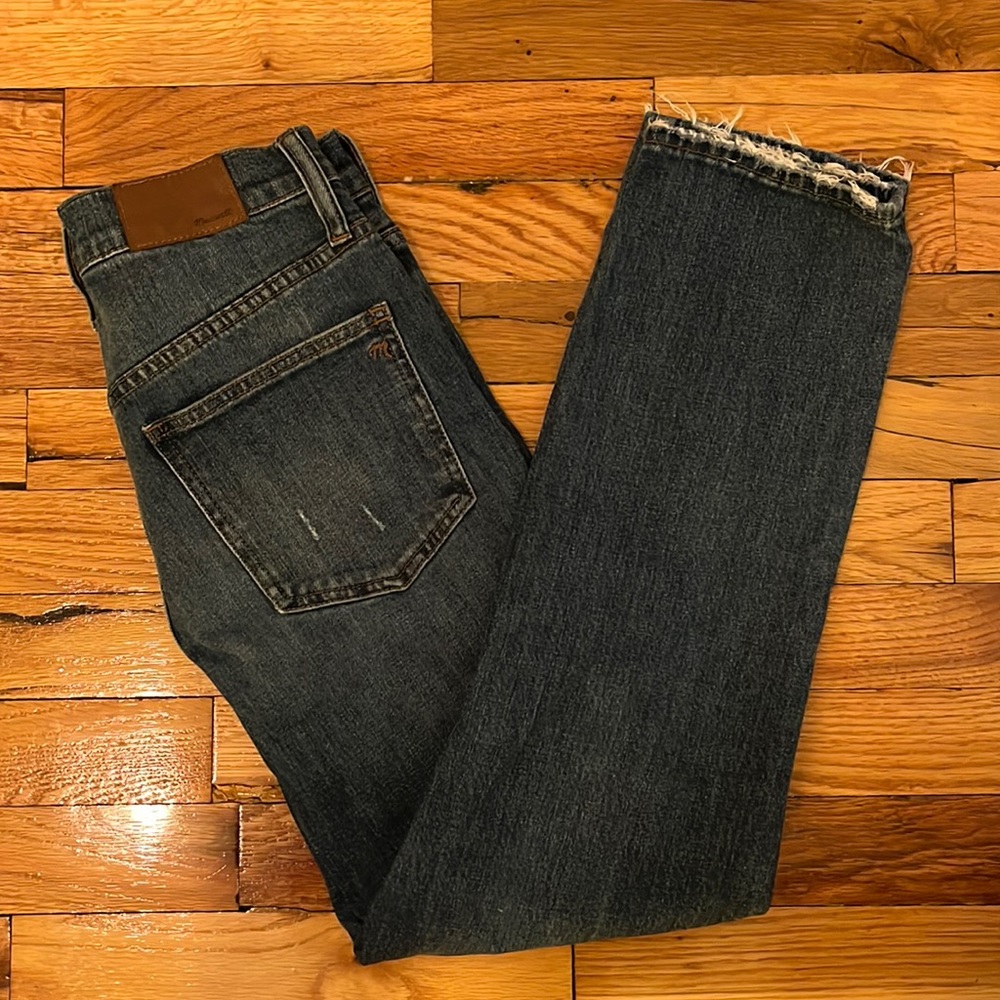 Madewell perfect vintage crop jeans